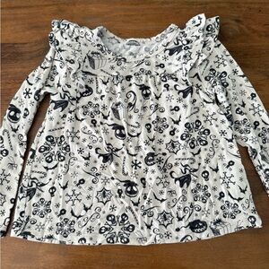 Posh Peanut Disney Nightmare Before Christmas Fright Babydoll Top size 2T